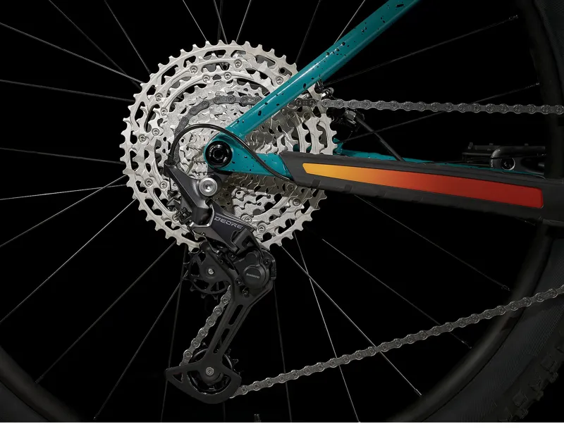 Trek Roscoe 7 Mountain Bike in Teal/Trek Black-6